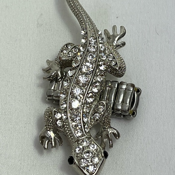 Rhinestone lizard ring - Picture 2 of 5